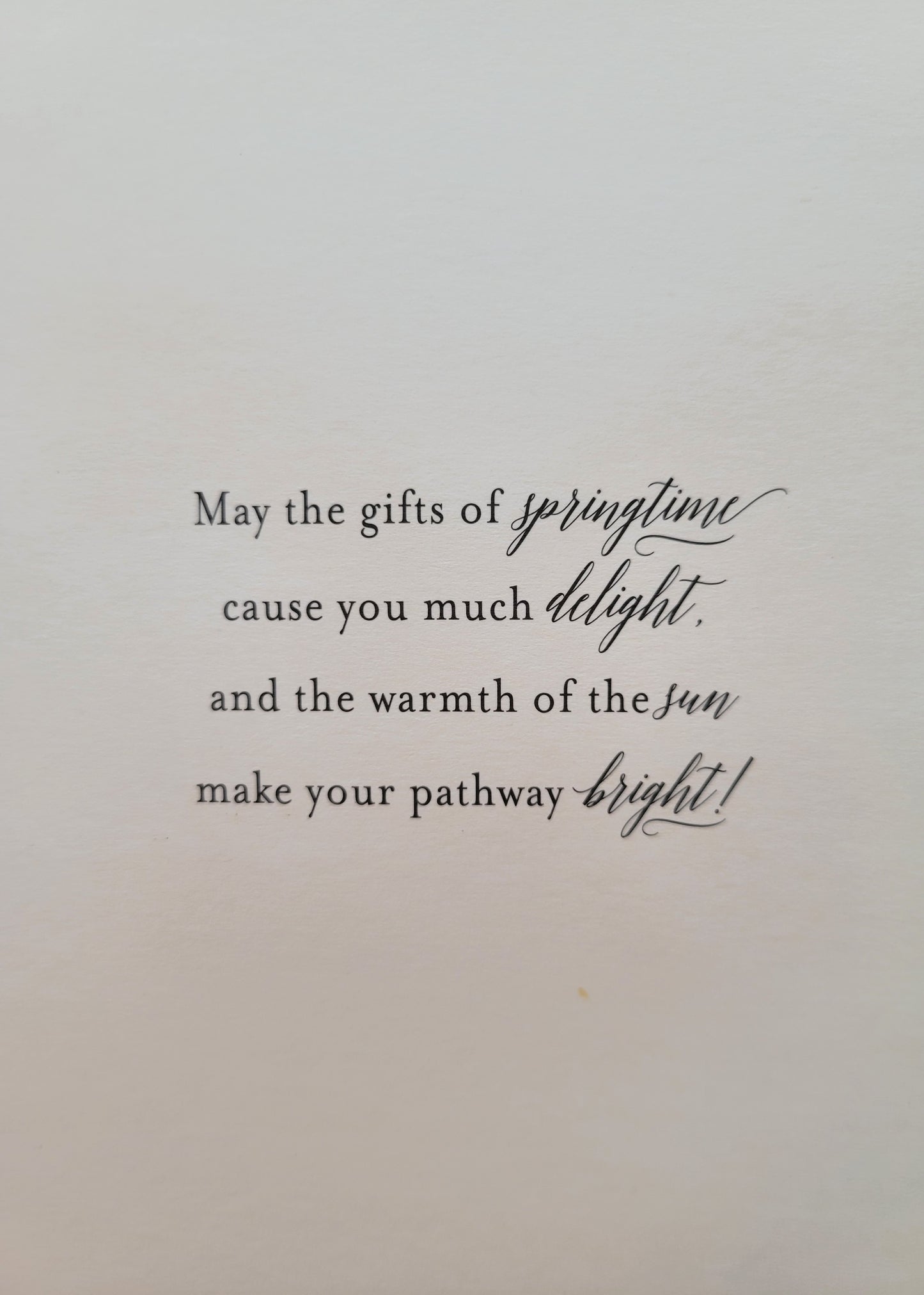 CR0434 Shaker Card - Spring