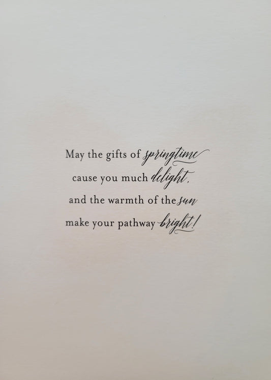 CR0433 Shaker Card - Spring