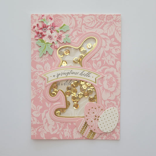 CR0397 Shaker Card - Easter