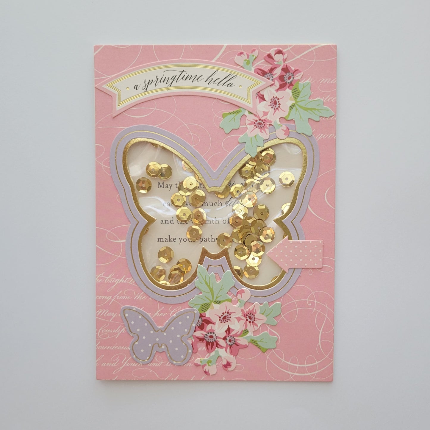 CR0433 Shaker Card - Spring