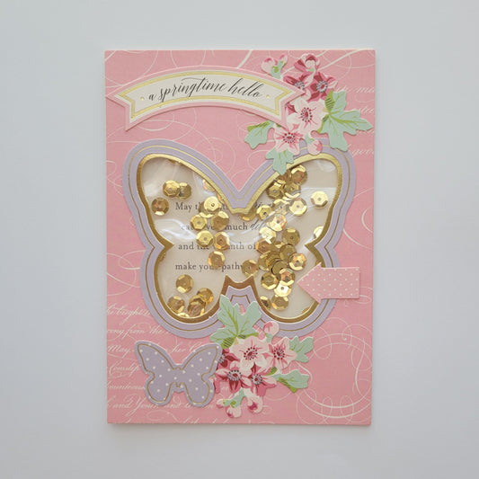 CR0433 Shaker Card - Spring