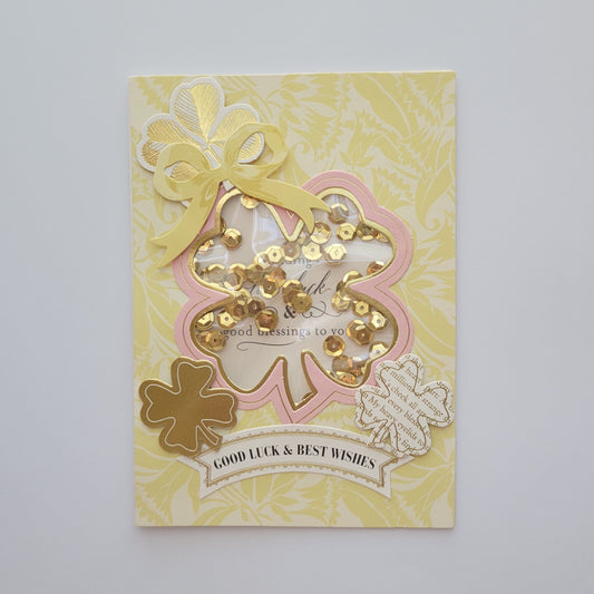 CR0395 Shaker Card - Good Luck