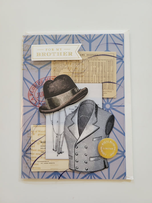 CR735 Greeting Card - For My Brother
