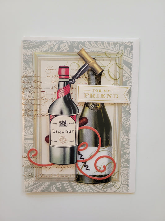 CR739 Greeting Card - For My Friend